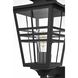 Macon 1 Light 19.5 inch Black Outdoor Wall Sconce