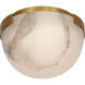 Kelly Wearstler Melange LED 5 inch Antique-Burnished Brass Flush Mount Ceiling Light