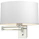 Simple 23 inch 100 watt Sterling Swing Arm Sconce Wall Light - Open Box