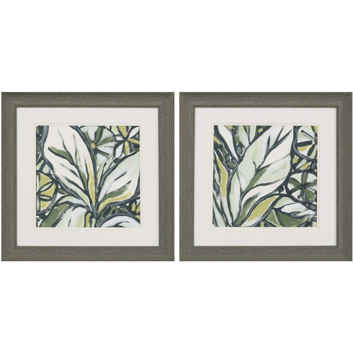 Fauvist Tropical Green Framed Art, Propac