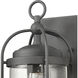 Catalonia 1 Light 13.5 inch Distressed Zinc Outdoor Wall Sconce