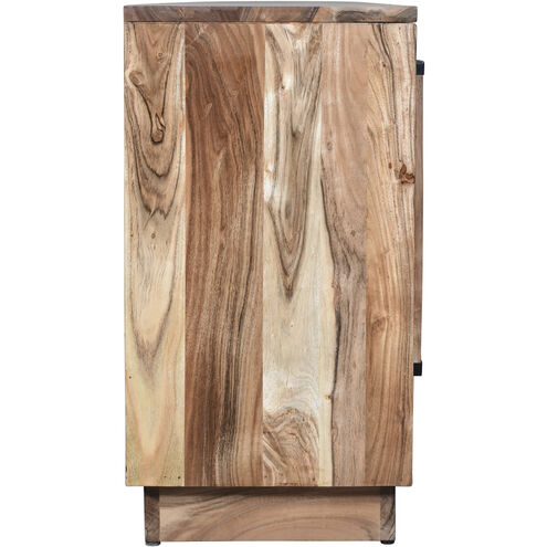 River Wood 72 X 18 inch Natural with Smoke Gray Credenza