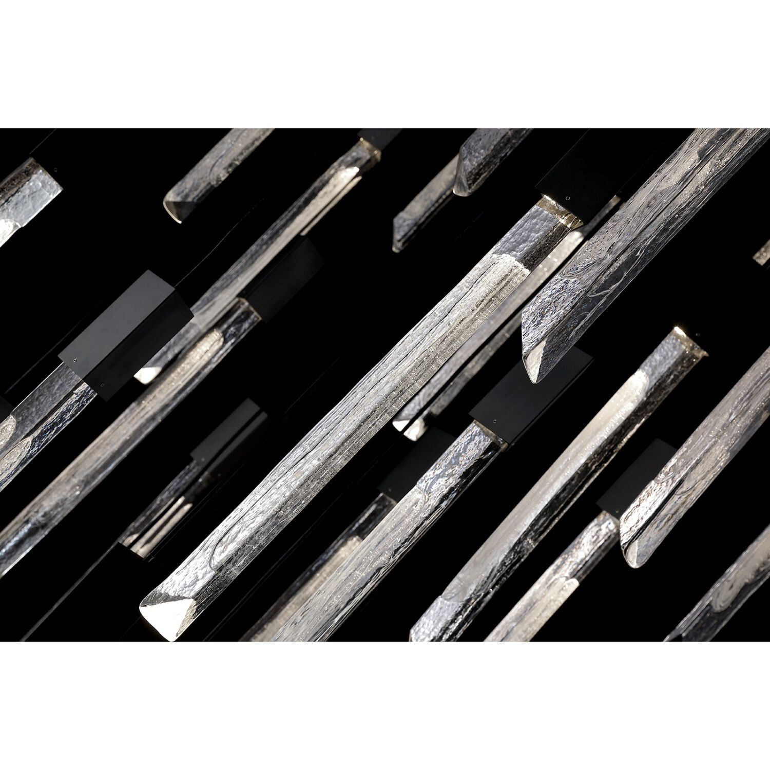 Alpine LED 24 inch Black Multi Port Pendant Ceiling Light