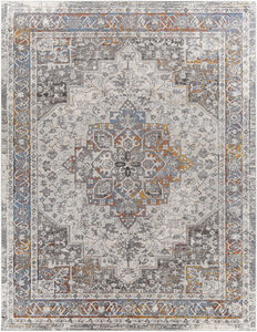 Lustro 120 X 94 inch Blue Rug in 8 x 10, Rectangle