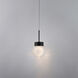 Double Bubble LED 5.13 inch Black Pendant Ceiling Light in false