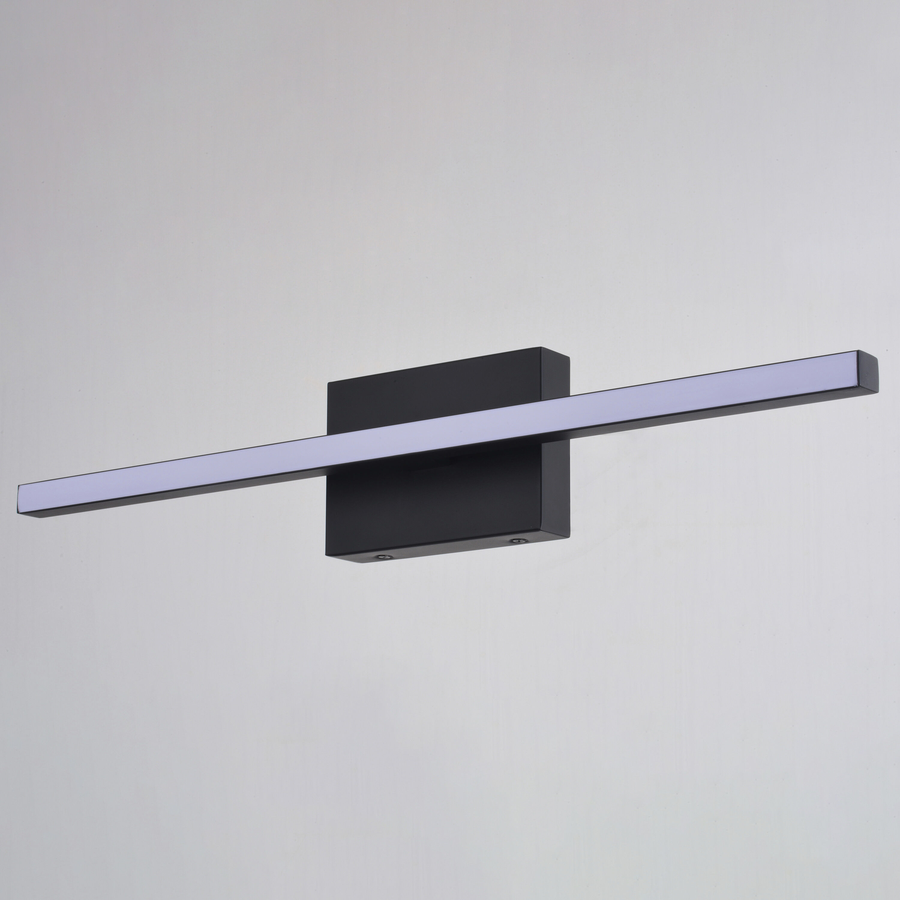 Ashburn LED 24 inch Matte Black Bathroom Light Wall Light