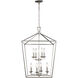 Lacey 8 Light 19 inch Polished Chrome Pendant Ceiling Light