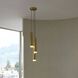 Aleena 3 Light 6.5 inch Antique Brass Pendant Ceiling Light