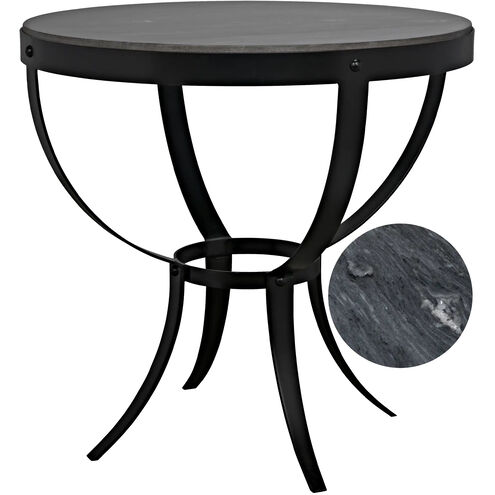 Byron 30 X 30 inch Matte Black Side Table