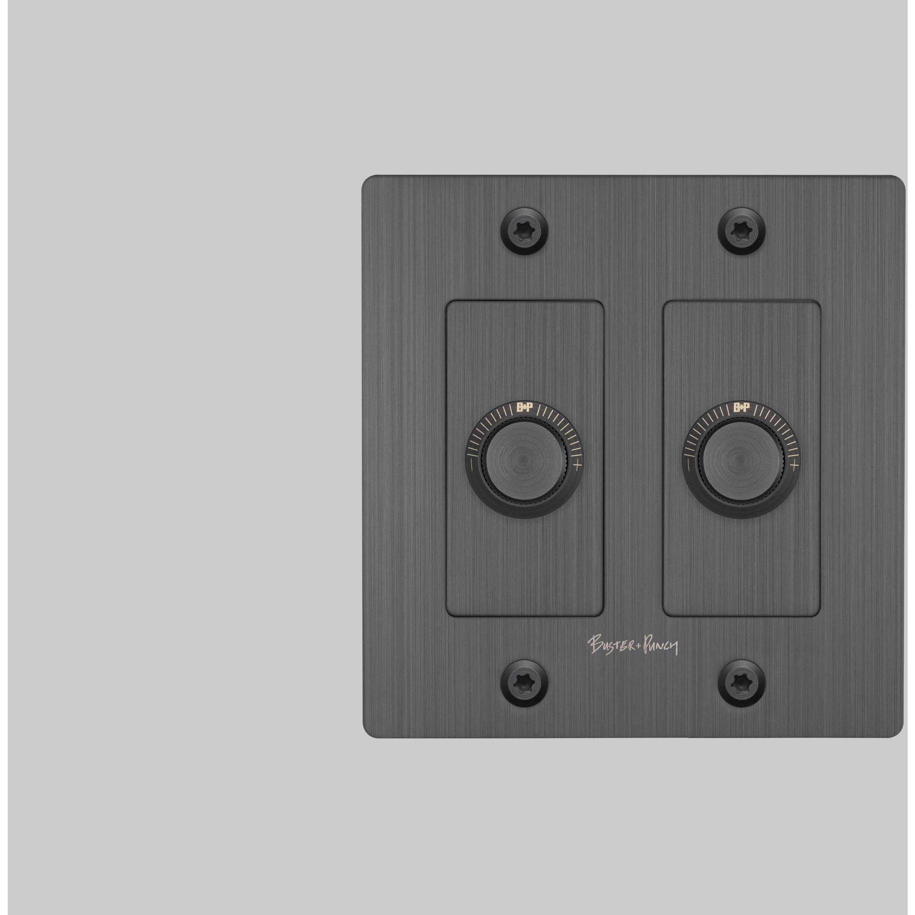 2G 100-120 Smoked Bronze Dimmer Switch, LED