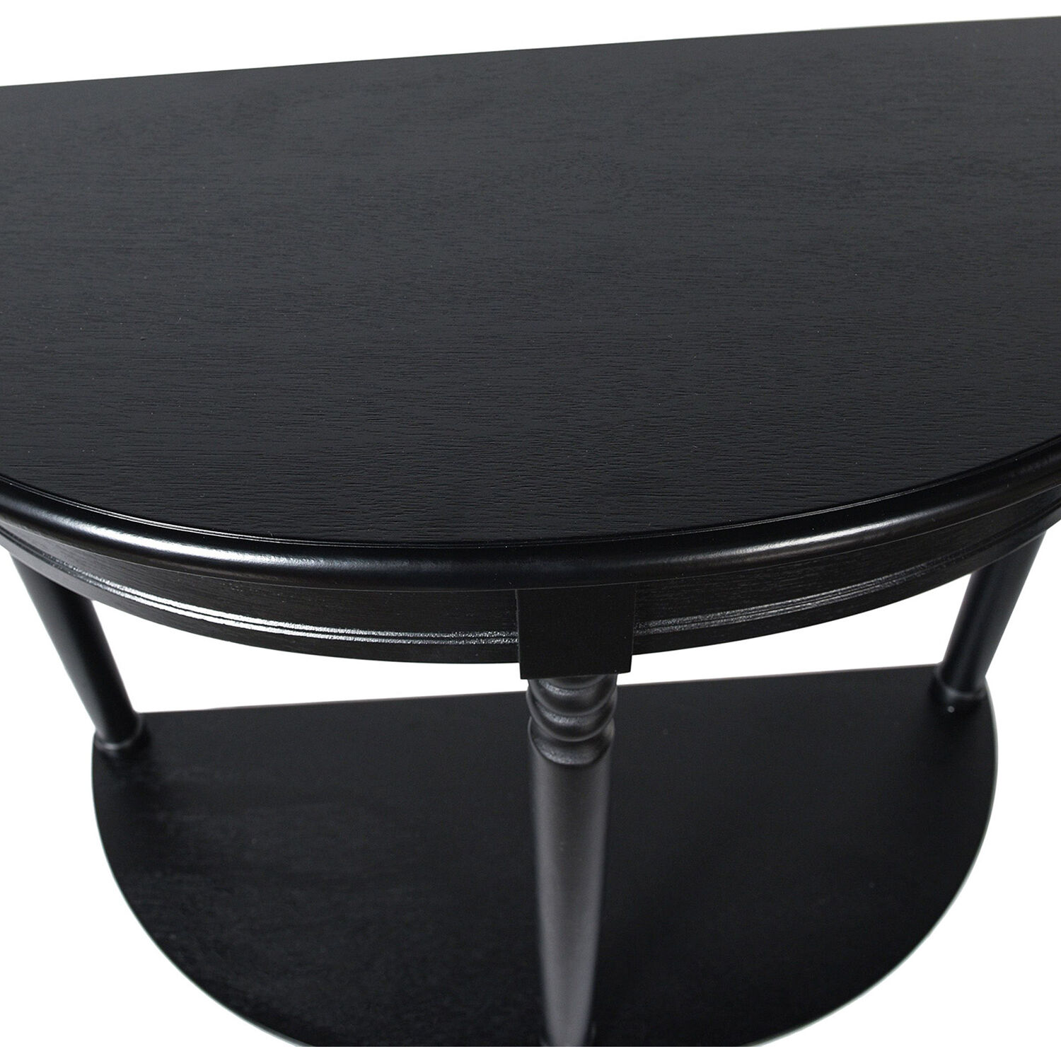 Asher 28.25 X 11.8 inch Black Console Table