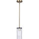 Jenner 1 Light 4.75 inch Matte Black and Gold Pendant Ceiling Light