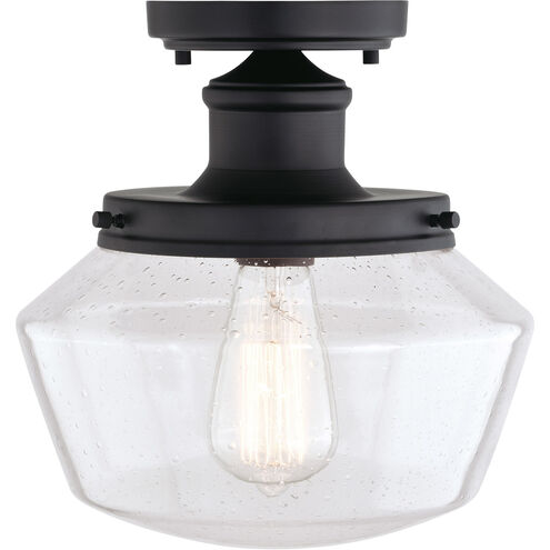 Collins LED 10 inch Matte Black Outdoor Ceiling