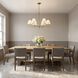 C&M by Chapman & Myers Ridgewood 6 Light 36 inch Burnished Brass Chandelier Ceiling Light