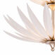 Zanara 9 Light 26 inch Gold Dust Pendant Ceiling Light