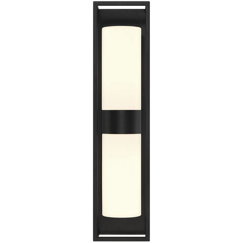 Ren 2 Light 23.25 inch Black Outdoor Wall Sconce