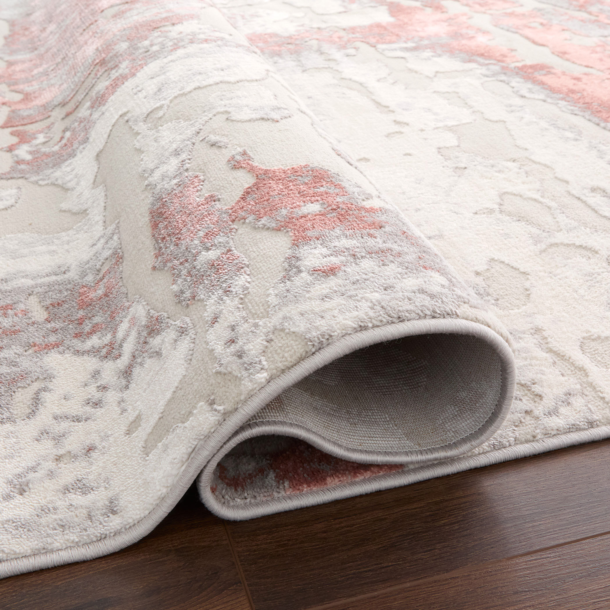 Betsi 130 X 94 inch Pink Rug in 8 x 11
