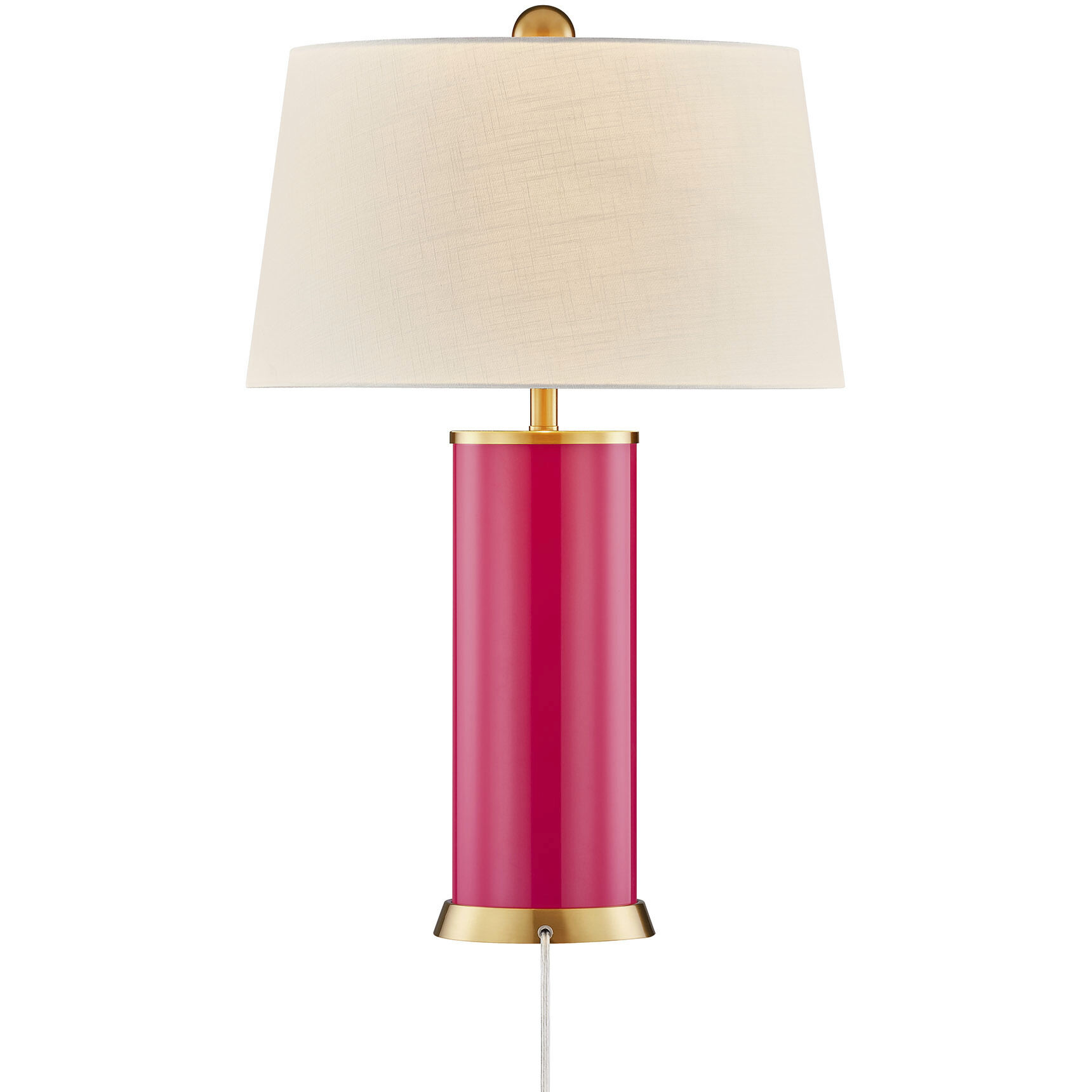 Melissa 29.13 inch 100.00 watt Fuchsia Rose Table Lamp Portable Light, Coco & Dash