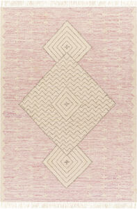 Bursa 36 X 24 inch Dusty Pink Rug, Rectangle
