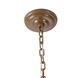 Canada 6 Light 22 inch Natural Horn Chandelier Ceiling Light