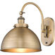 Ballston Urban LED 10 inch Brushed Brass Sconce Wall Light