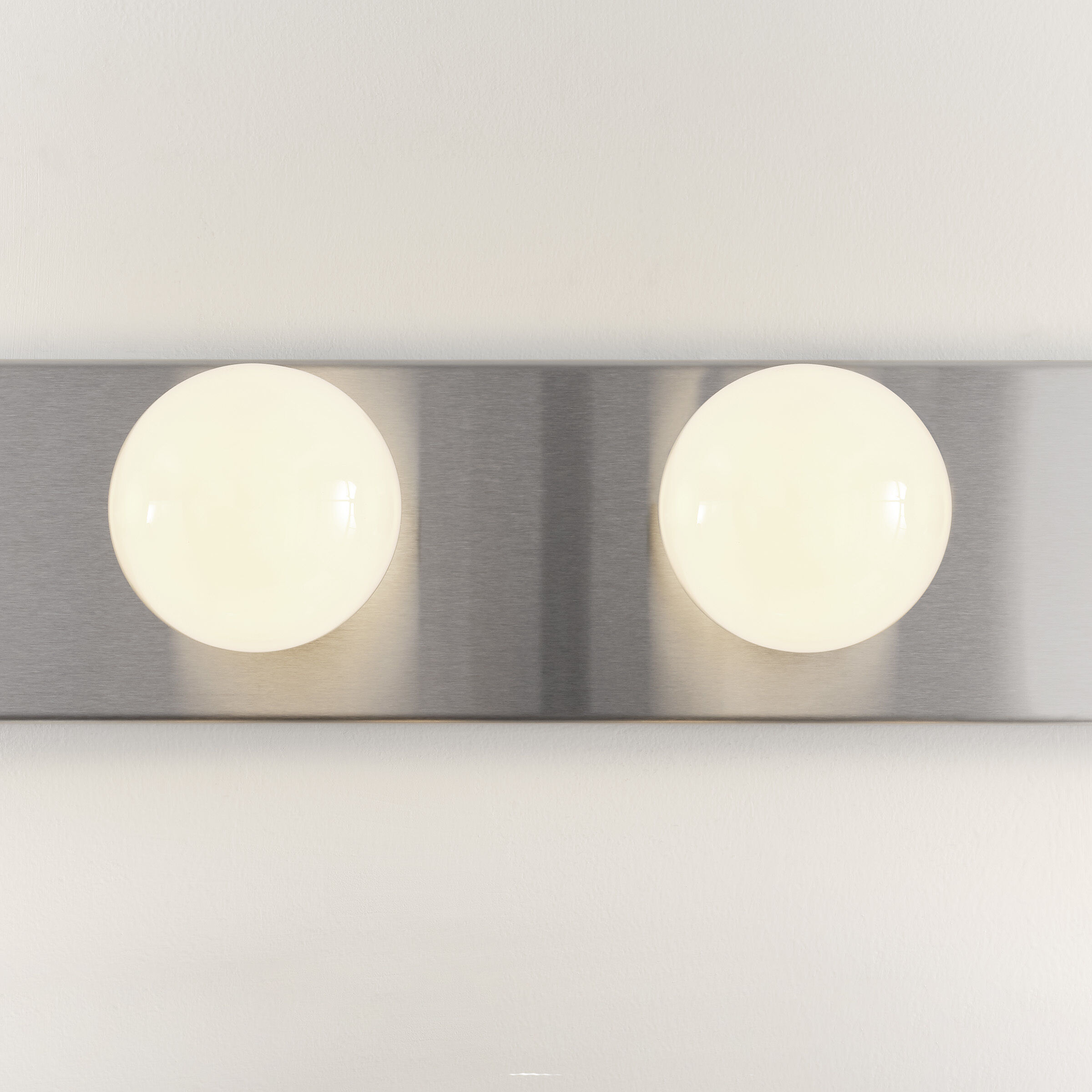 Center Stage 4 Light 24 inch Brushed Stainless Bath Vanity Wall Sconce Wall Light