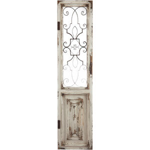 Chalet 67 inch Distressed White Decorative Door