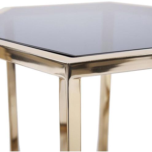Carter 17.5 inch Black/Gold Table Set Portable Light, Set of 3
