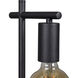 Townshed 20.75 inch 25 watt Black Table Lamp Portable Light