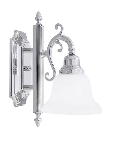 French Regency 1 Light 6.00 inch Bathroom Vanity Light