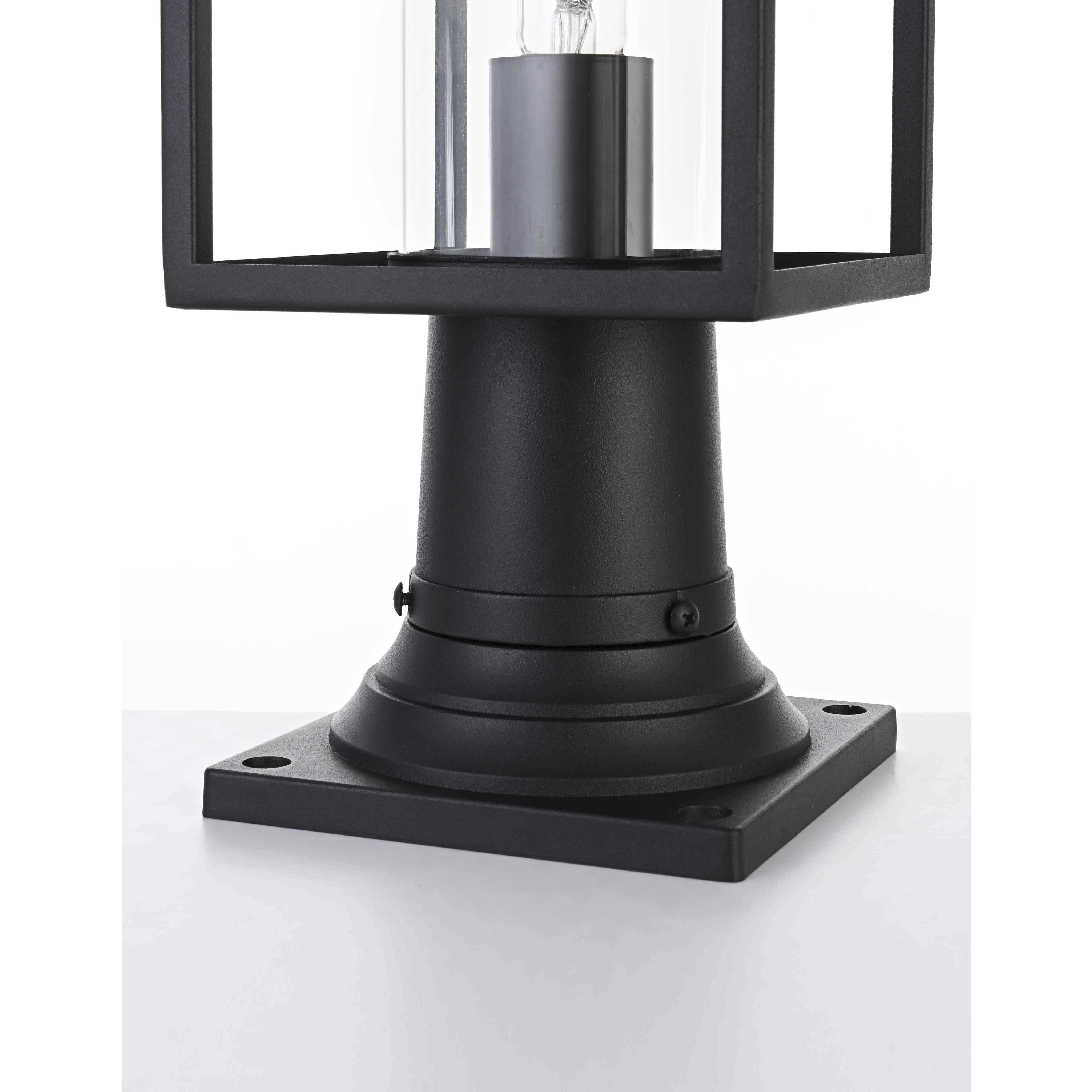 Memphis 1 Light 16.5 inch Black Outdoor Post Light
