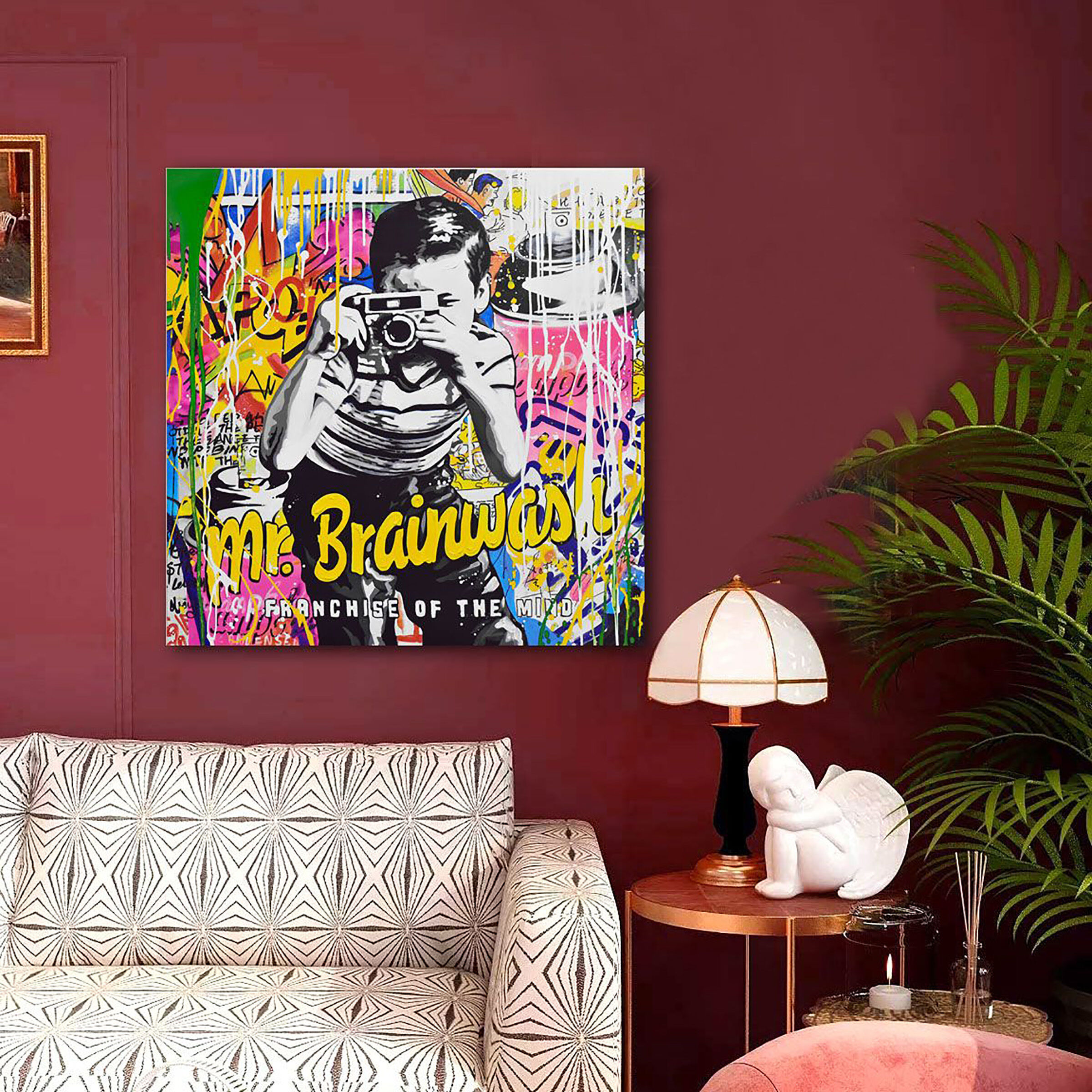 Mr. Brainwashed Multi-color Wall Art