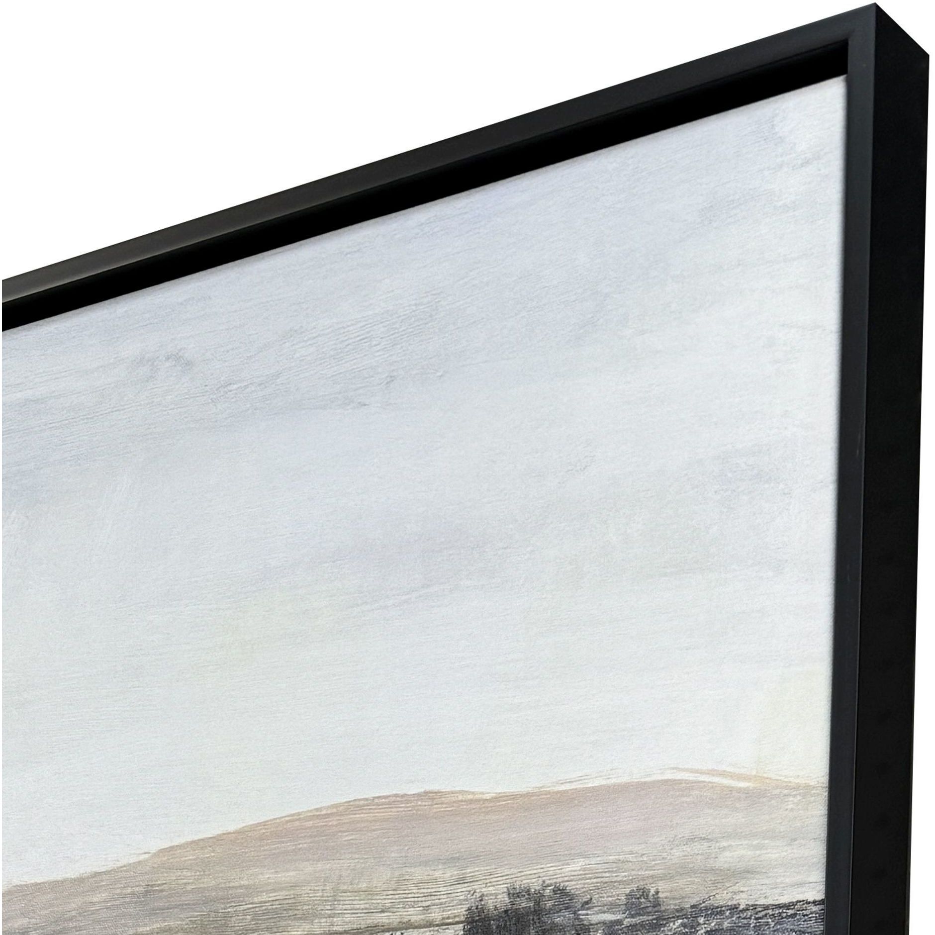 Wild Pasture Gray and Beige and Blue and Multi Canvas