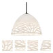 Kiev 1 Light Black Cord Pendant Ceiling Light