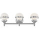 Oldwick 3 Light 24 inch Polished Chrome Bath Vanity Wall Light
