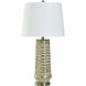 Cameron 31 inch 150.00 watt Cream and Caramel Gold Table Lamp Portable Light