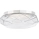 Carat LED 13 inch Polished Nickel Flush Mount Ceiling Light, Beyond