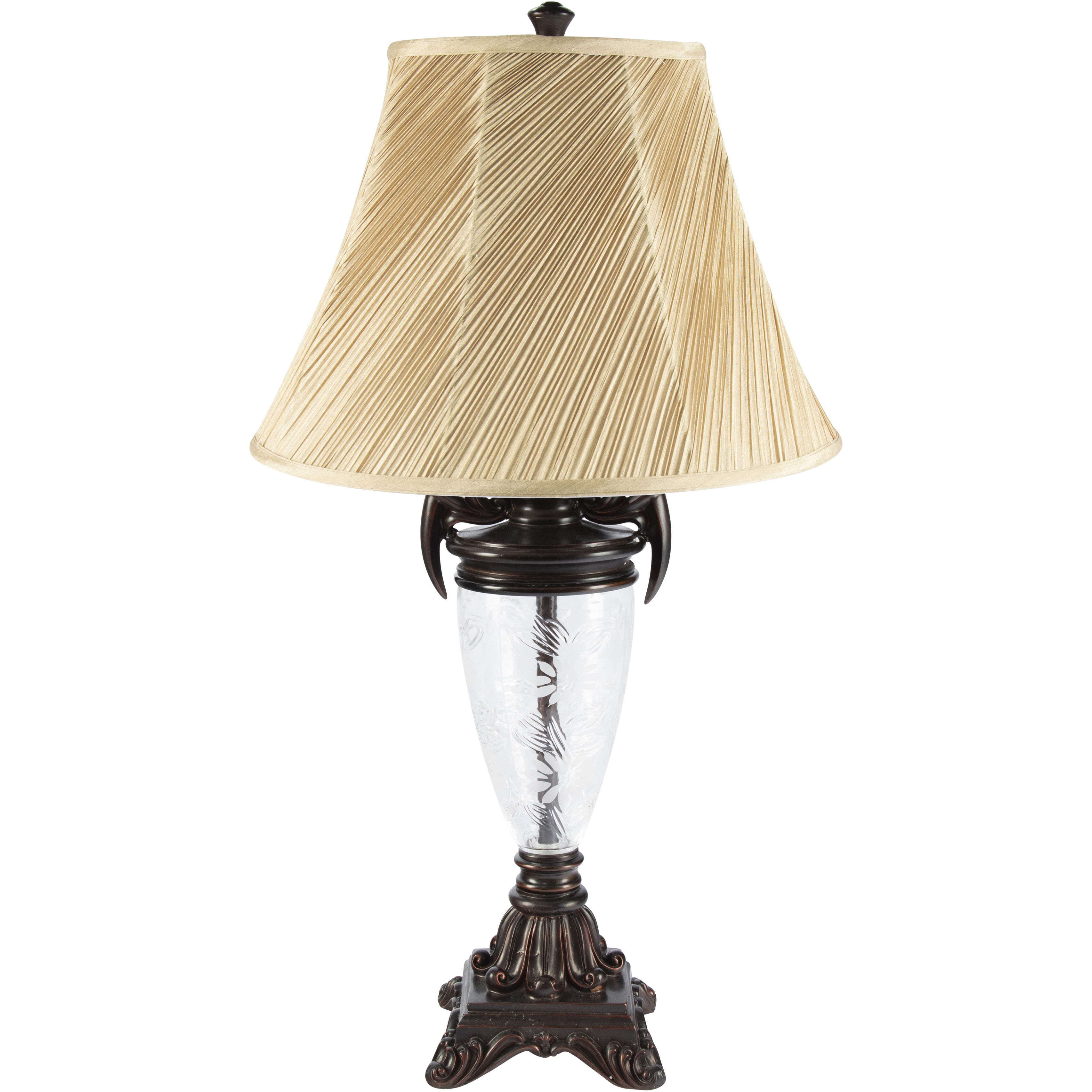 Etched glass table lamp 2025