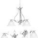 Prestige 3 Light 26.5 inch Brushed Nickel Chandelier Ceiling Light