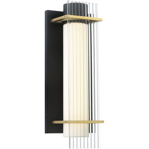 Midnight Gold LED 5.5 inch Sand Coal And Honey Gold Bath Light Wall Light, Outdoor