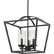 Mercer Pendant Ceiling Light in Matte Black