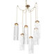 Ledgestone 6 Light 13.50 inch Pendant