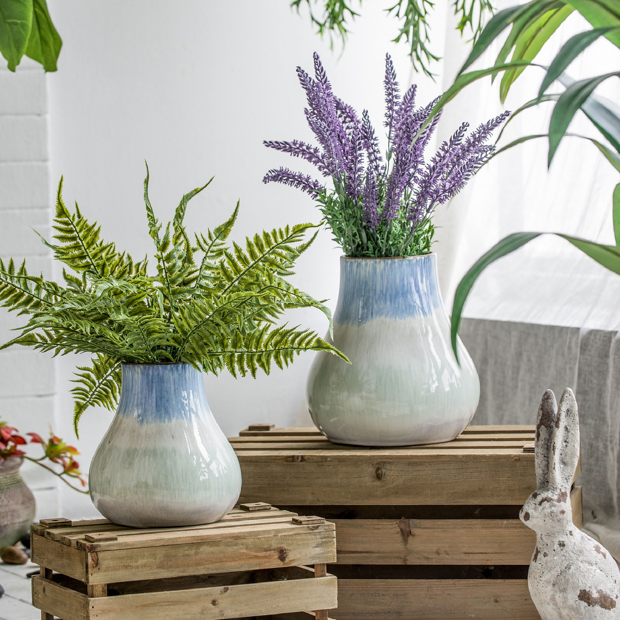 Gradient 10 X 9.1 inch Vase