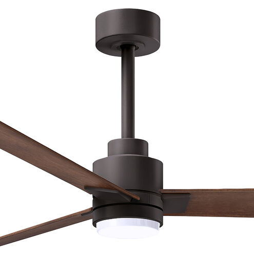 Atlas Alessandra-LK 72 inch Textured Bronze with Walnut Tone Blades Indoor/Outdoor Ceiling Fan