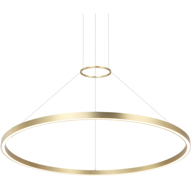 O'hara LED 40 inch Brushed Gold Chandelier Ceiling Light
