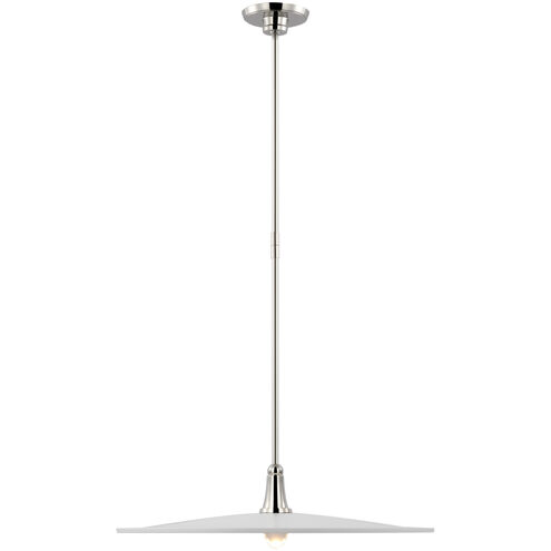 Thomas O'Brien Truesdell LED 24 inch Polished Nickel Pendant Ceiling Light