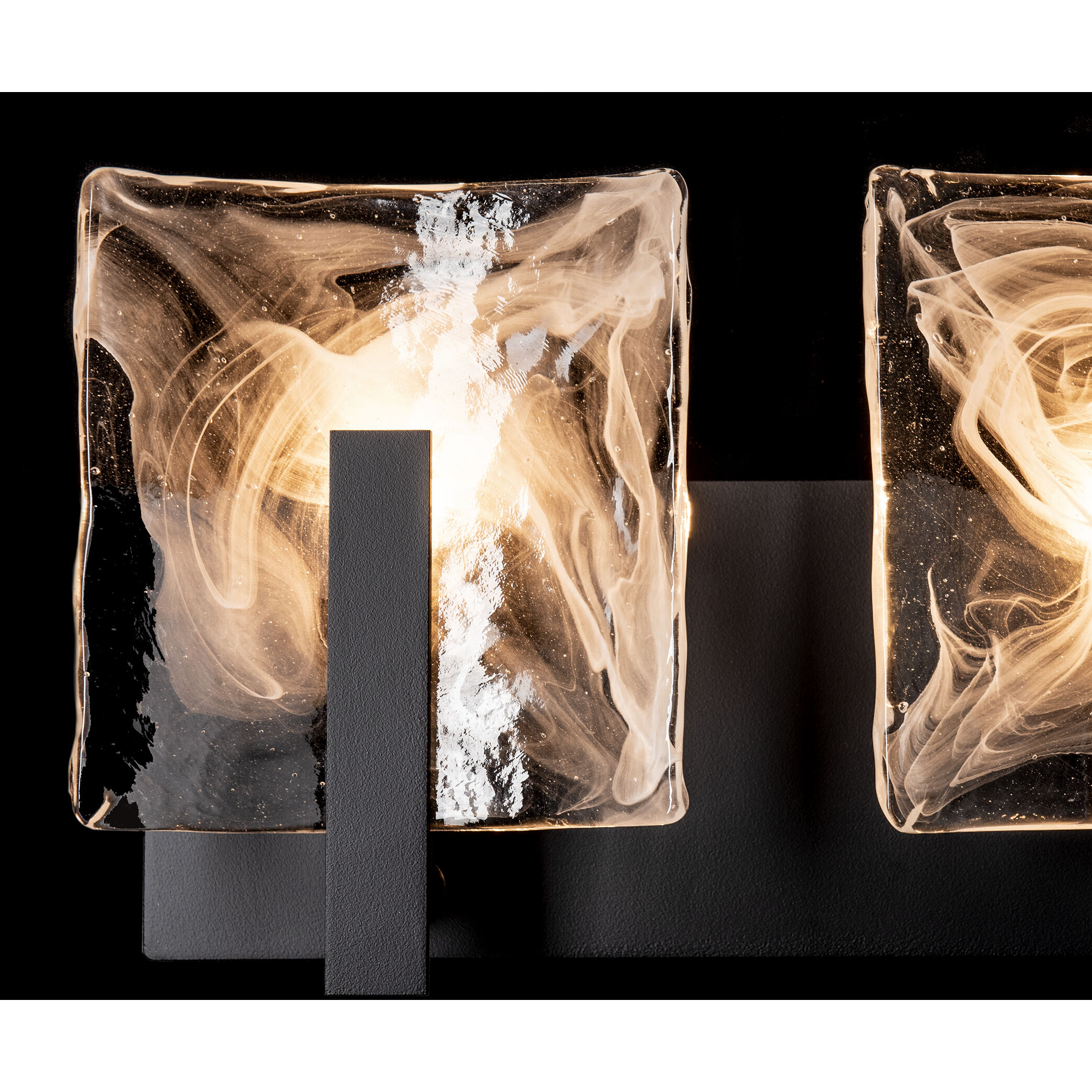 Arc 3 Light 21.5 inch Black Bath Sconce Wall Light