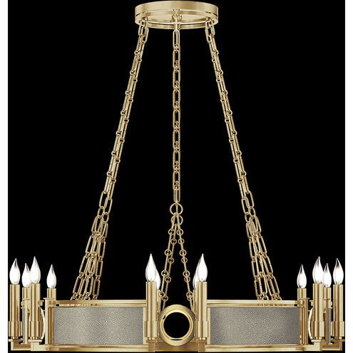 Mirage 12 Light 35.75 inch Gold Chandelier Ceiling Light