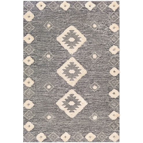 Cherokee 144 X 108 inch Black/Cream Rugs