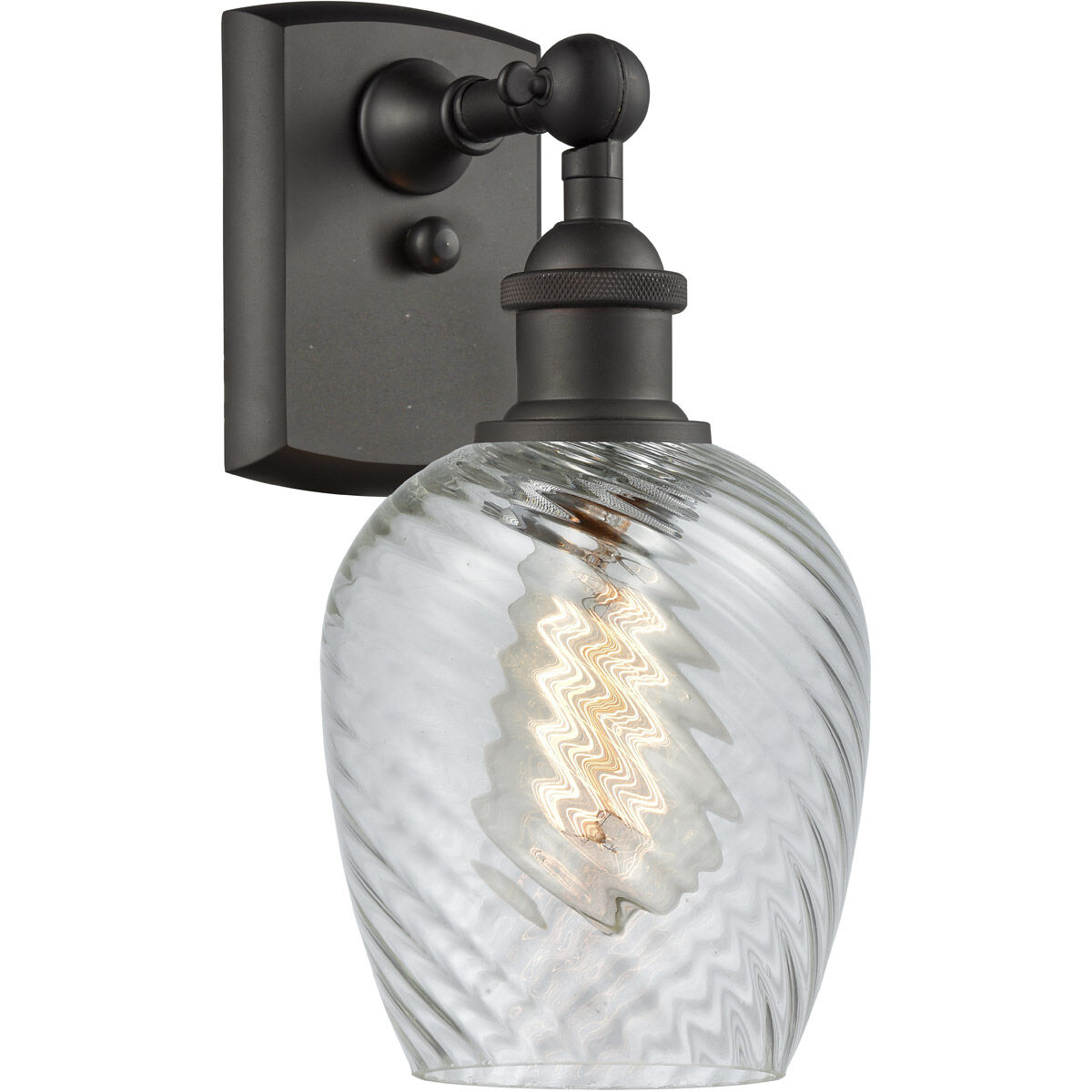 Ballston Salina 1 Light 5 inch Oil Rubbed Bronze Sconce Wall Light, Ballston